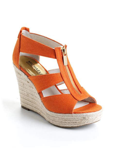 Michael Kors shoes orange